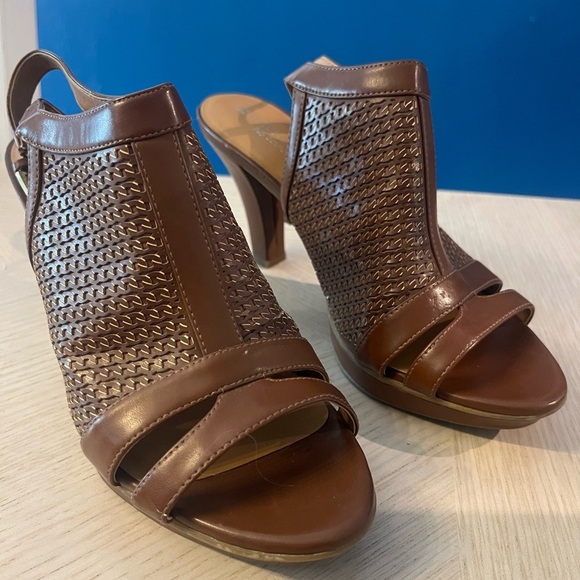 Naturalizer Shoes - Naturalizer Brown Women's Heeled Sandals